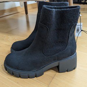 Torrid Sweater Gore Chelsea bootie